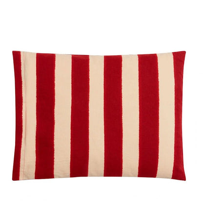 Nizam Stripes Green Natural Cushion | Lisa Corti - Bon Ton goods