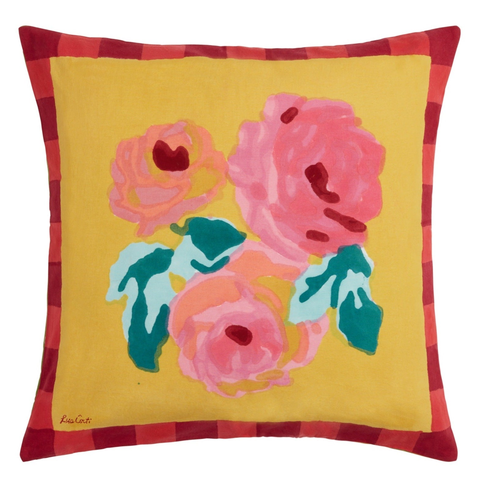 Nizam Sulphur Cushion Cover 45x45 | Lisa Corti - Bon Ton goods