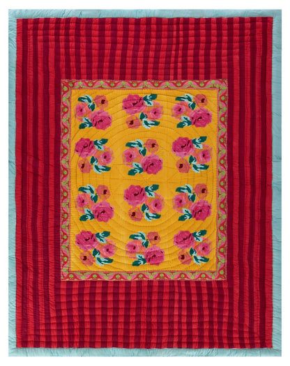 Nizam Sulphur Quilt 220 x 270 | Lisa Corti - Bon Ton goods