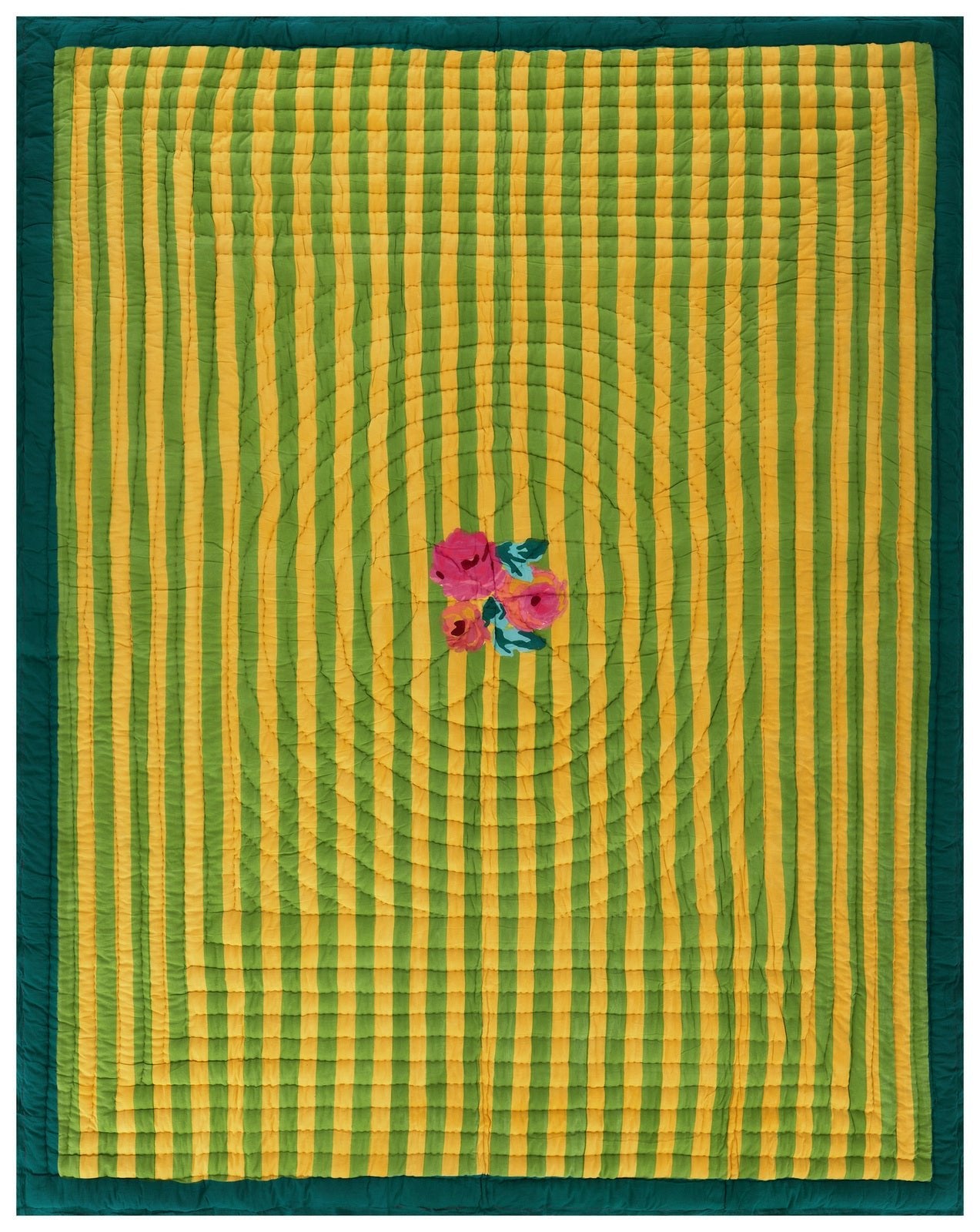 Nizam Sulphur Quilt 220 x 270 | Lisa Corti - Bon Ton goods