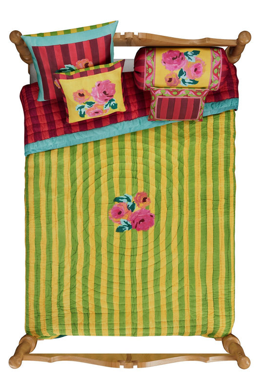 Nizam Sulphur Quilt 220 x 270 | Lisa Corti - Bon Ton goods