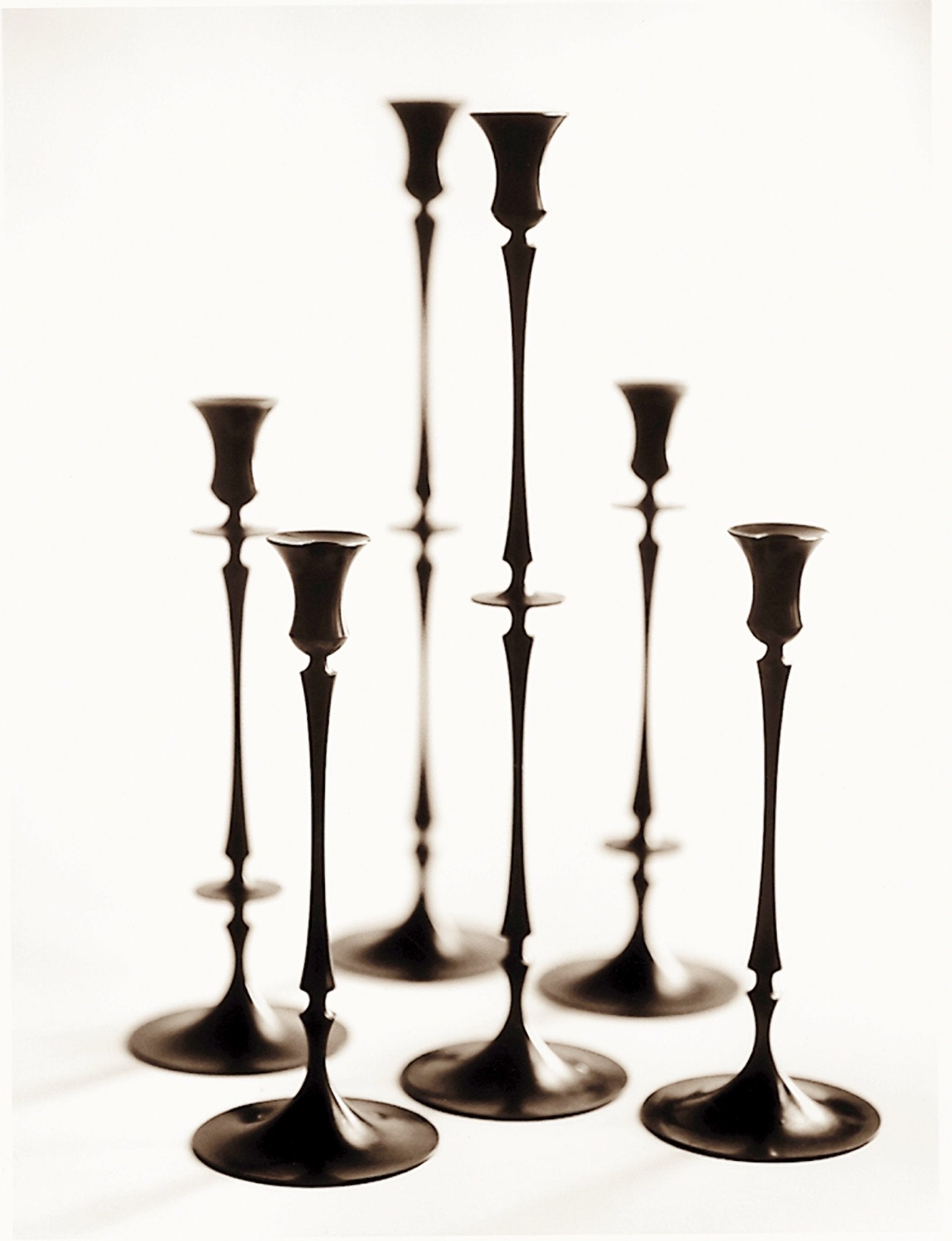 No. 206 E.R. Butler Biedermeier Oxidized Candlestick - Bon Ton goods