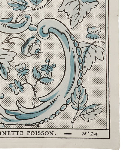 NO. 24A "OISEAUX & FEUILLAGE" Handmade Domino Paper | Antoinette Poisson - Bon Ton goods