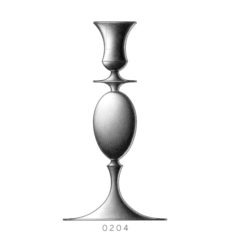 No. 251 E.R. Butler Biedermeier Silver Candlestick | Ted Muehling - Bon Ton goods