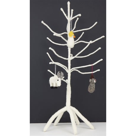 Noble White Spruce Christmas Tree Decoration by A World of Craft, Swedish-designed handmade Christmas decoration