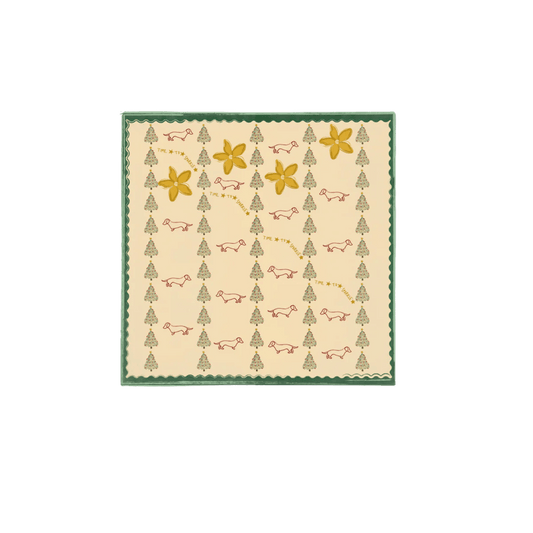 NojiNoji Christmas Napkin (Multi) - Bon Ton goods