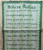 NojiNoji House Rules Tea Towel (Green) - Bon Ton goods