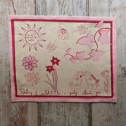 NojiNoji It Wouldn't Be a Party Without You Placemat (Multi) - Bon Ton goods