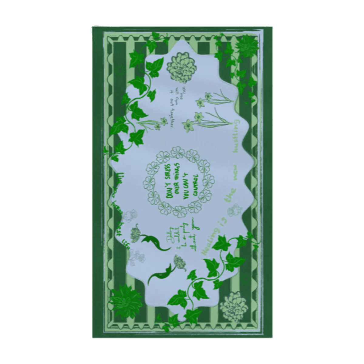 NojiNoji It Wouldn't Be a Party Without You Tablecloth (Green) - Bon Ton goods