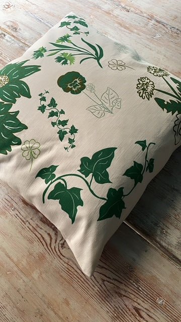 NojiNoji Mega Flower Cushion (Green) - NojiNoji - Bon Ton goods