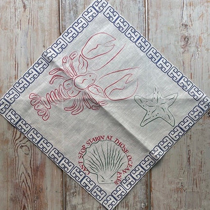 NojiNoji Napkin (Blue) - Bon Ton goods