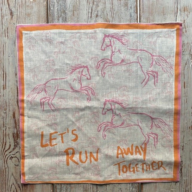 NojiNoji Napkin (Orange) - Bon Ton goods