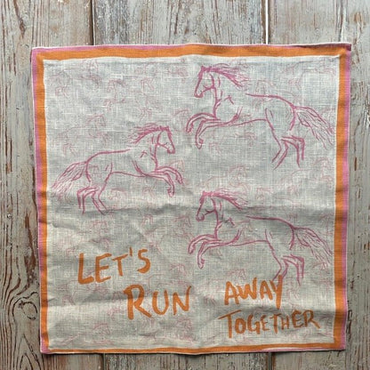 NojiNoji Napkin (Orange) - Bon Ton goods