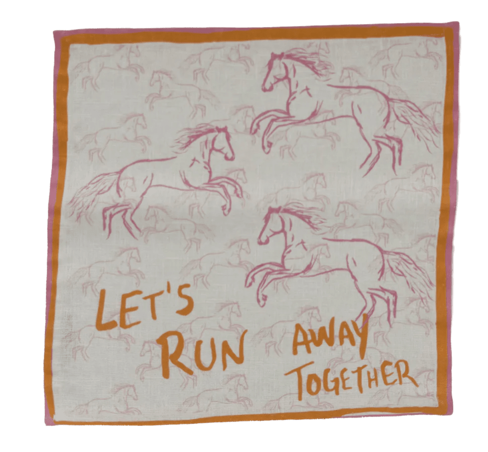NojiNoji Napkin (Orange) - Bon Ton goods