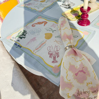 NojiNoji Napkin (Pink) - Bon Ton goods