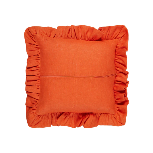 Diana Frill Cushion (Orange) - NojiNoji
