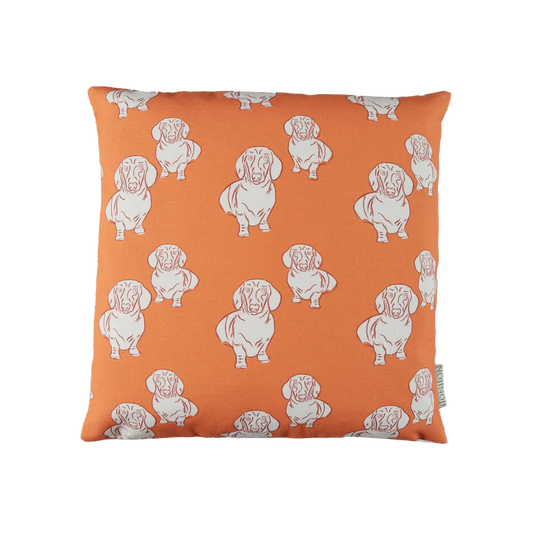 Mix Lauren Cushion (Nude/Orange)