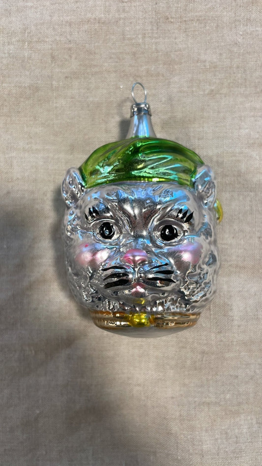Nostalgic Cat Head | Nostalgie Christbaumschmuck - Bon Ton goods