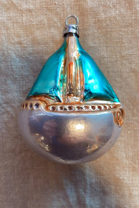 Nostalgic Sailboat | Nostalgie Christbaumschmuck - Bon Ton goods