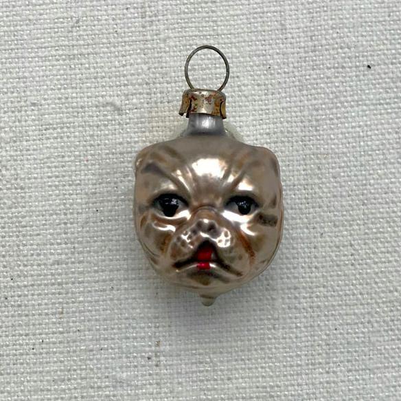 Nostalgic Small Cat Face | Nostalgie Christbaumschmuck - Bon Ton goods