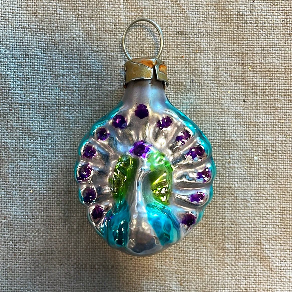 Nostalgic Tiny Peacock | Nostalgie Christbaumschmuck - Bon Ton goods