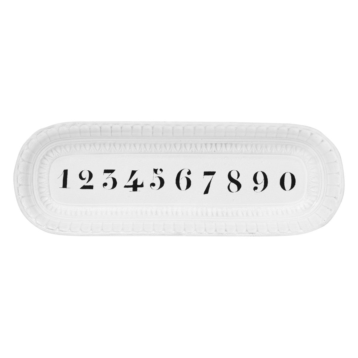 Numbers Platter by Astier de Villatte
