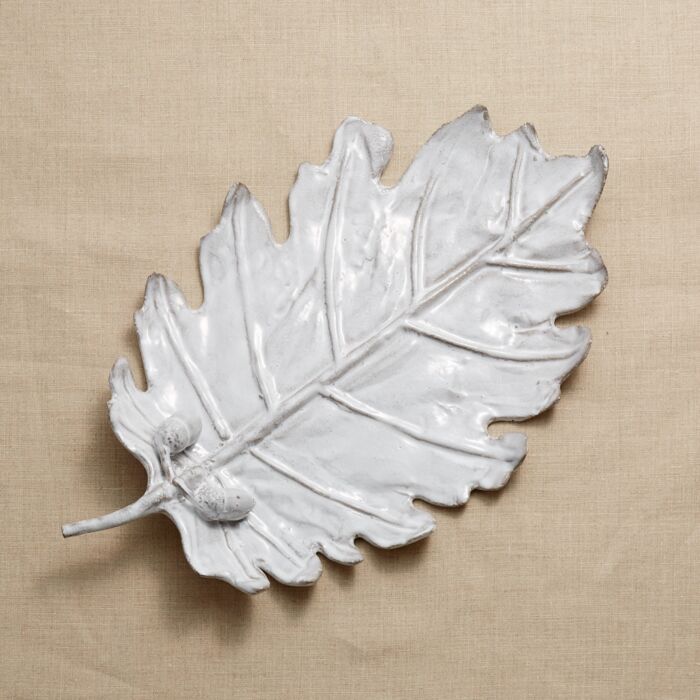 Oak Leaf Ornament (chopstick/cutlery rest) | Astier de Villatte - Bon Ton goods