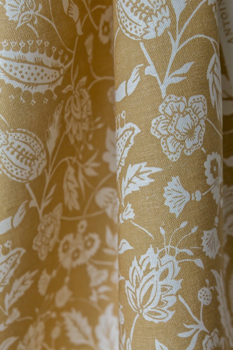 OCRE "INDIENNE" Small Cushion | Antoinette Poisson Linen Cushion – Domino Paper Design - Bon Ton goods