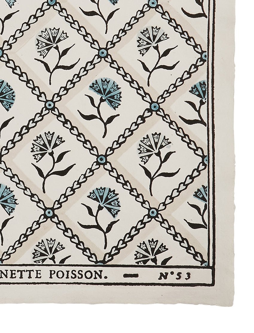 "Oeillets" NO. 53B Handmade Domino Paper | Antoinette Poisson - Bon Ton goods
