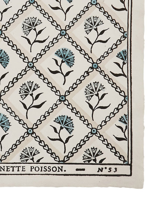 "Oeillets" NO. 53B Handmade Domino Paper | Antoinette Poisson - Bon Ton goods