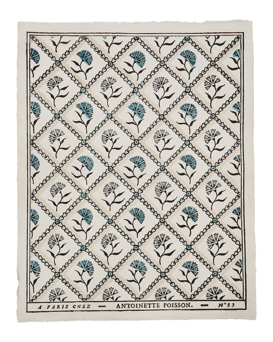 "Oeillets" NO. 53B Handmade Domino Paper | Antoinette Poisson - Bon Ton goods