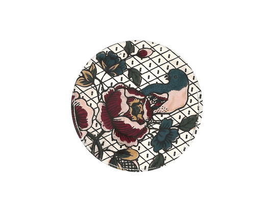 Oiseaux & Feuillage Pocket Mirror | Antoinette Poisson - Bon Ton goods