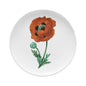 John Derian Orange Flower Dinner Plate, set of 6 by Astier de Villatte, official product view