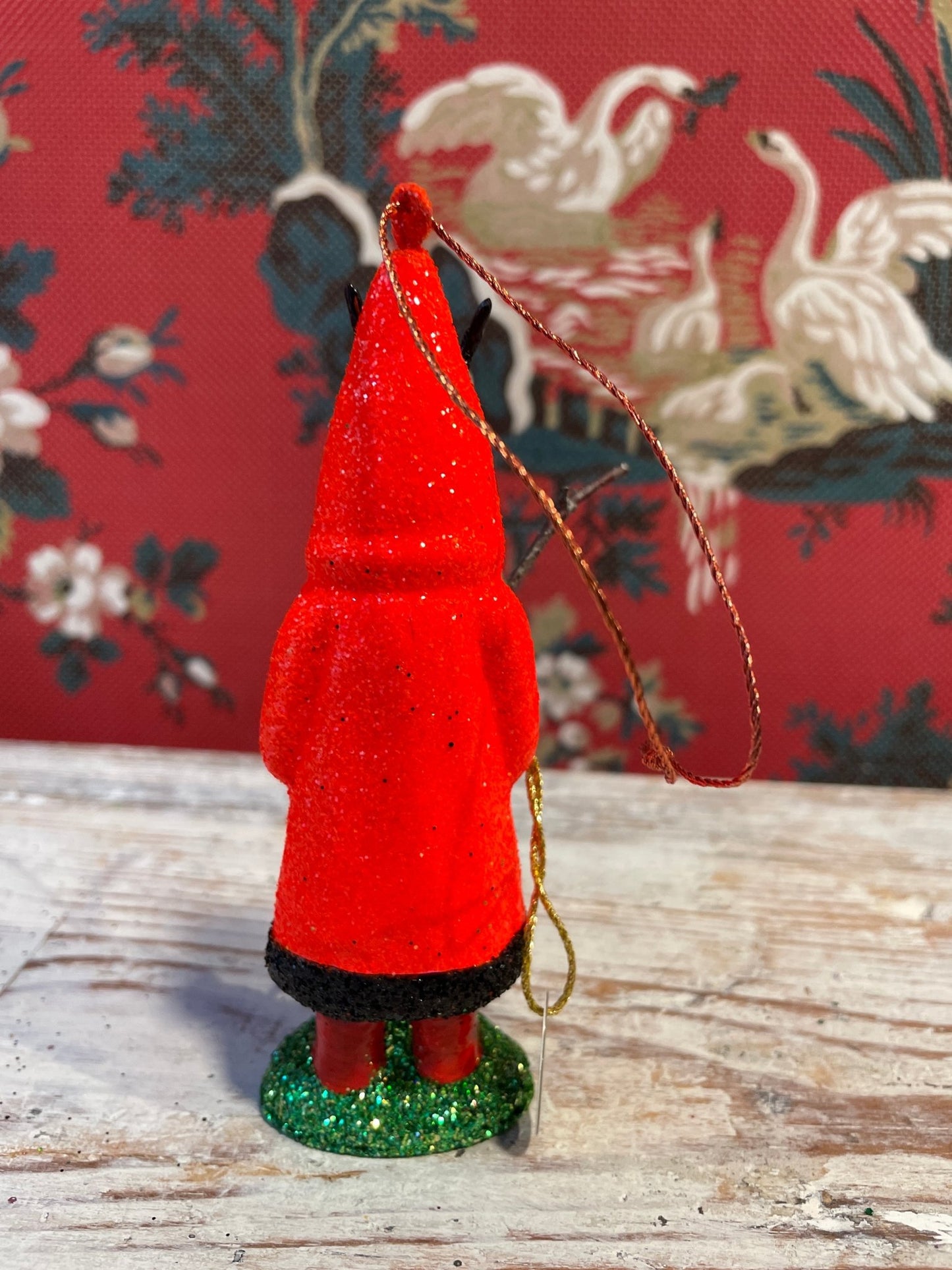 Orange Krampus Ornament | Ino Schaller - Bon Ton goods