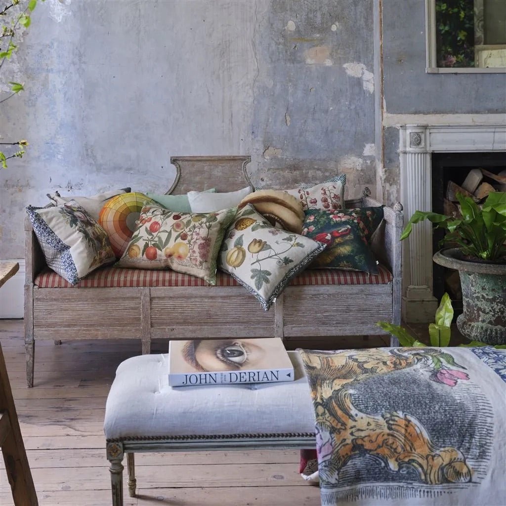 Oranges Canvas Cushion | John Derian - Bon Ton goods