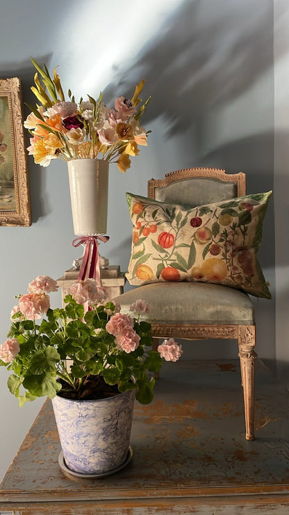 Oranges Canvas Cushion | John Derian - Bon Ton goods