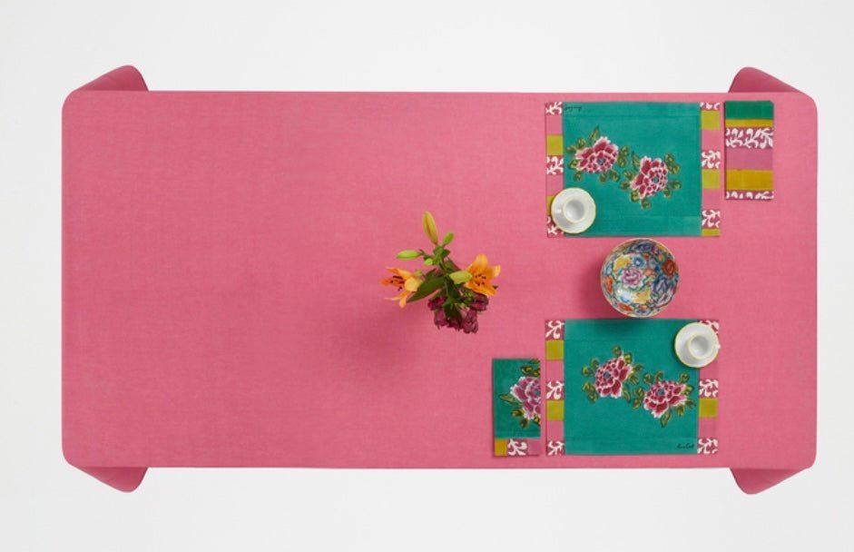 Ortensia Emerald - Placemat | Lisa Corti - Bon Ton goods
