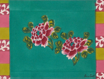 Ortensia Emerald - Placemat | Lisa Corti - Bon Ton goods