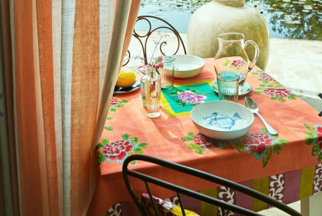 Ortensia Peach - Placemat | Lisa Corti - Bon Ton goods