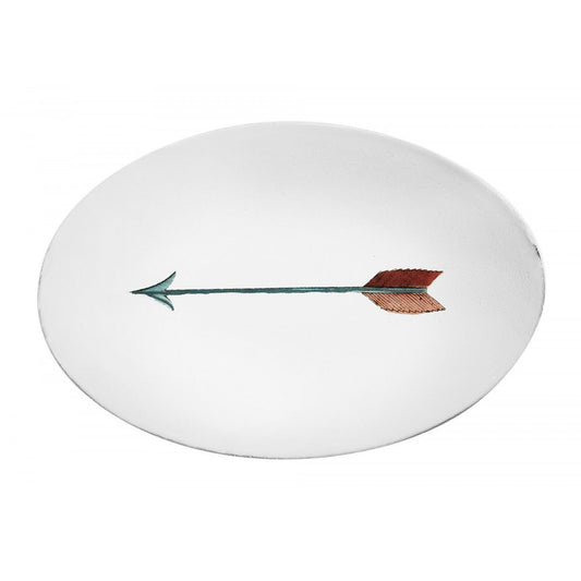 Oval Arrow Platter | Astier de Villatte: Exclusive Pre-Order Item - Bon Ton goods
