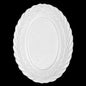 Oval César Platter with Laurels | Astier de Villatte: Exclusive Pre-Order Item - Bon Ton goods