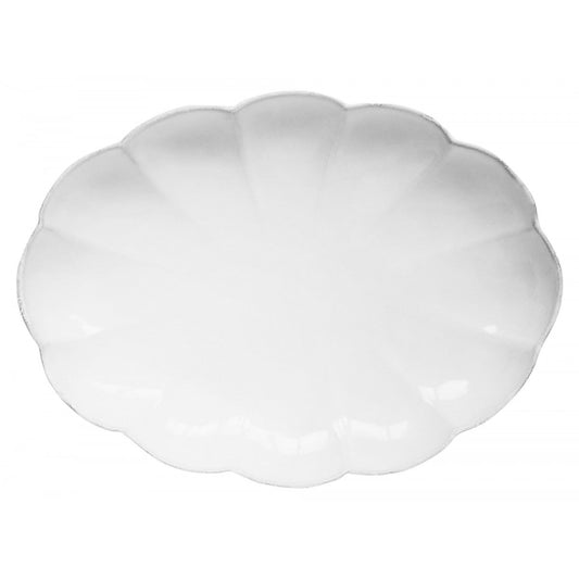 Oval Deep Marguerite Platter | Astier de Villatte: Exclusive Pre-Order Item - Bon Ton goods