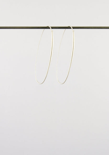 Oval Hoops White Gold | Ted Muehling - Bon Ton goods