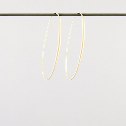 Oval Hoops Yellow Gold | Ted Muehling