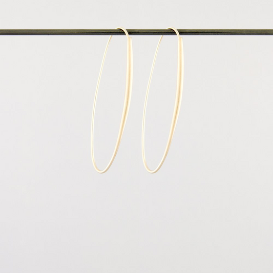 Oval Hoops Yellow Gold | Ted Muehling