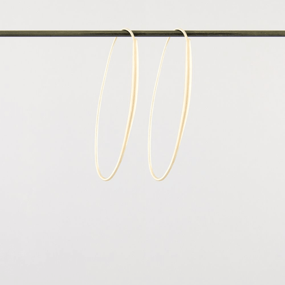 Oval Hoops Yellow Gold | Ted Muehling - Bon Ton goods