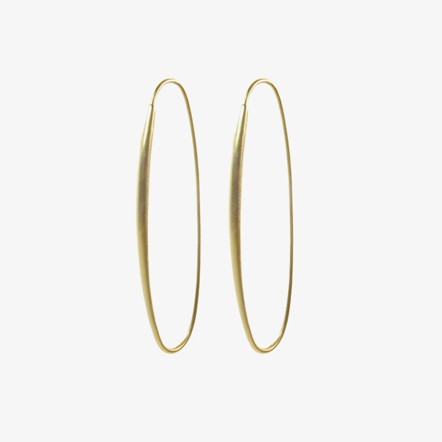 Oval Hoops Yellow Gold | Ted Muehling - Bon Ton goods