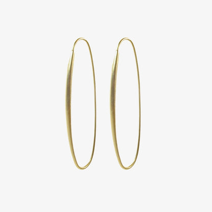 Oval Hoops Yellow Gold | Ted Muehling - Bon Ton goods