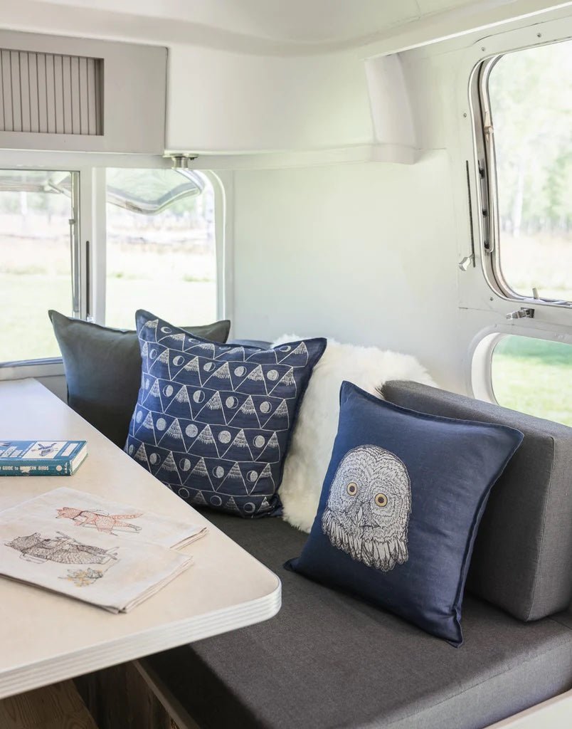 Owl Applique Pillow | Coral & Tusk - Bon Ton goods