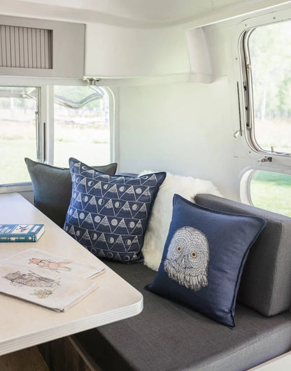 Owl Applique Pillow | Coral & Tusk - Bon Ton goods